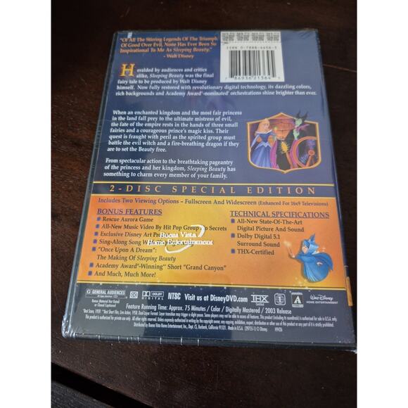 Sleeping Beauty Beauty and The Beast Movie Bundle DVDs Special Edition New - Picture 6 of 16